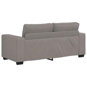2-Sitzer-Sofa Taupe 140 cm Stoff