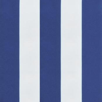 Palettenkissen Blau Weiß Gestreift 80x80x12 cm Stoff