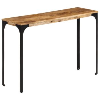 ARDEBO.de - Konsolentisch Braun 110x35x76 cm Massivholz Mango und Eisen