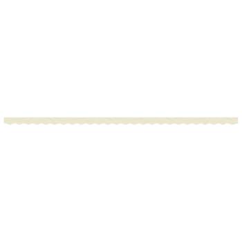 Markisenvolant Creme Gestreift 6 m