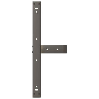 ARDEBO.de - Couchtischbeine T-Form 2 Stk. Naturstahl 60x25x(30-31) cm Stahl