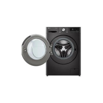 LG W4WR7096YB 6kg/ 9kg Stand Waschtrockner, 60 cm breit, 1400 U/ Min, WiFi, Kindersicherung, AI DD, Steam, Nachlegefunktion, platinum black