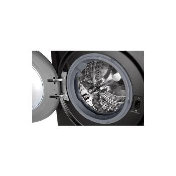 LG W4WR7096YB 6kg/ 9kg Stand Waschtrockner, 60 cm breit, 1400 U/ Min, WiFi, Kindersicherung, AI DD, Steam, Nachlegefunktion, platinum black
