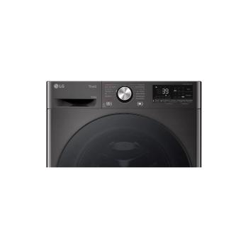 LG W4WR7096YB 6kg/ 9kg Stand Waschtrockner, 60 cm breit, 1400 U/ Min, WiFi, Kindersicherung, AI DD, Steam, Nachlegefunktion, platinum black