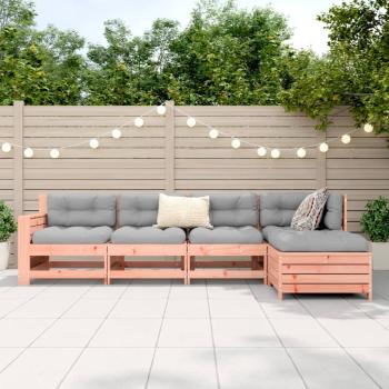 5-tlg. Garten-Sofagarnitur Massivholz Douglasie