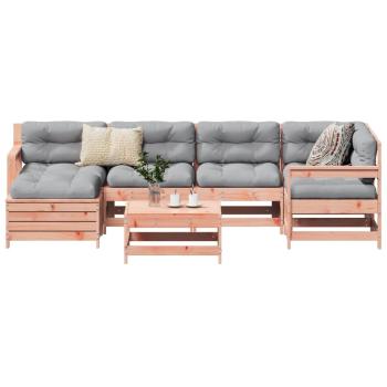 ARDEBO.de - 7-tlg. Garten-Sofagarnitur Massivholz Douglasie