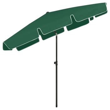 Strandschirm Grün 200x125 cm