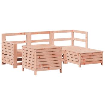 5-tlg. Garten-Sofagarnitur Massivholz Douglasie
