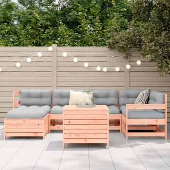 7-tlg. Garten-Sofagarnitur Massivholz Douglasie