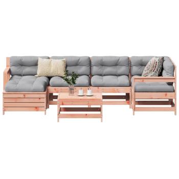 ARDEBO.de - 7-tlg. Garten-Sofagarnitur Massivholz Douglasie