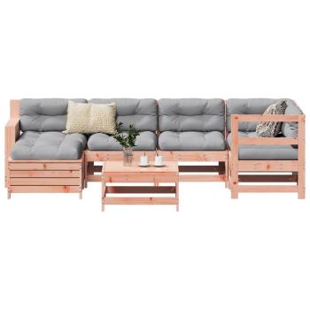 ARDEBO.de - 7-tlg. Garten-Sofagarnitur Massivholz Douglasie