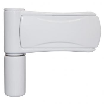 Haustür Weiß 108x208 cm PVC