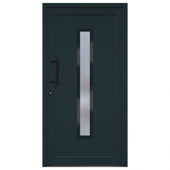Haustür Anthrazit 108x208 cm PVC