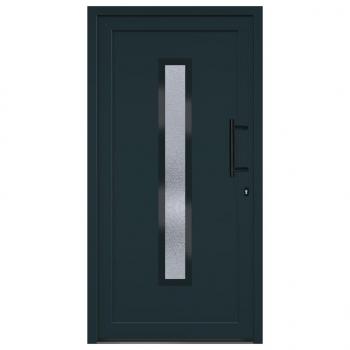 Haustür Anthrazit 108x208 cm PVC