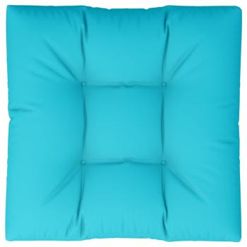 Palettenkissen Türkis 70x70x12 cm Stoff