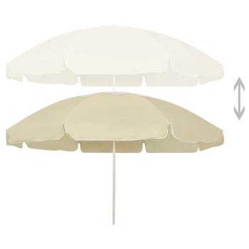 Strandschirm Sandgelb 240 cm