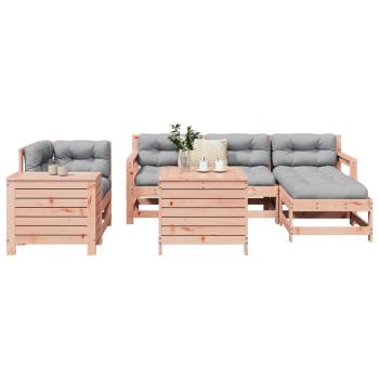 ARDEBO.de - 7-tlg. Garten-Sofagarnitur Massivholz Douglasie