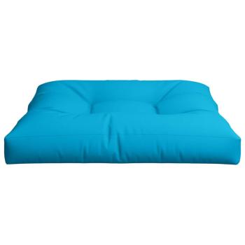 Palettenkissen Blau 70x70x12 cm Stoff