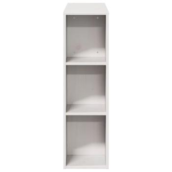 Kopfteil mit Stauraum Weiß 75 cm Massivholz Kiefer
