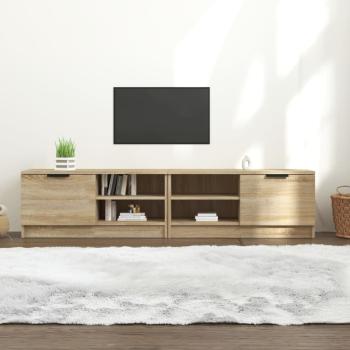 ARDEBO.de - TV-Schränke 2 Stk. Sonoma-Eiche 80x35x36,5 cm Holzwerkstoff