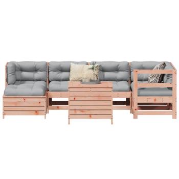 ARDEBO.de - 7-tlg. Garten-Sofagarnitur Massivholz Douglasie