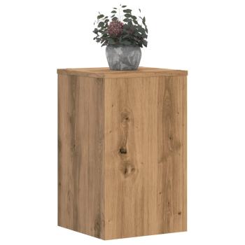 Pflanzenständer 2 Stk. Artisan-Eiche 30x30x50 cm Holzwerkstoff