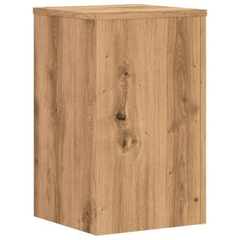 Pflanzenständer 2 Stk. Artisan-Eiche 30x30x50 cm Holzwerkstoff