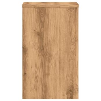 Pflanzenständer 2 Stk. Artisan-Eiche 30x30x50 cm Holzwerkstoff