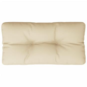 ARDEBO.de - Palettenkissen Beige 70x40x12 cm Stoff