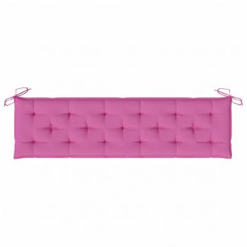 Gartenbank-Auflage Rosa 180x50x7 cm Oxford-Gewebe