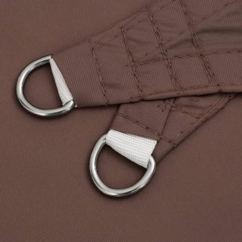 Sonnensegel Oxford-Gewebe Dreieckig 5x5x5 m Braun