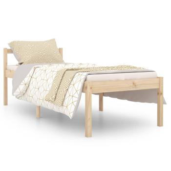 Seniorenbett 90x200 cm Massivholz Kiefer