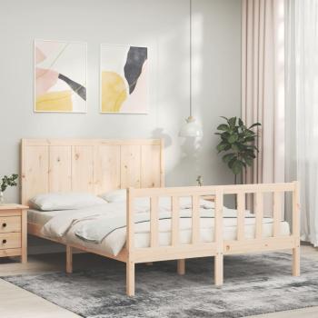 Massivholzbett ohne Matratze 120x200 cm Kiefernholz