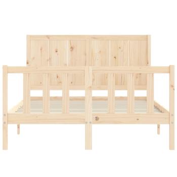Massivholzbett ohne Matratze 120x200 cm Kiefernholz