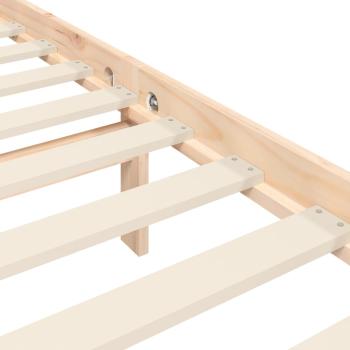 Massivholzbett ohne Matratze 120x200 cm Kiefernholz