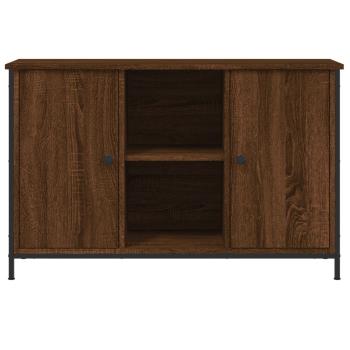 TV-Schrank Braun Eichen-Optik 100x35x65 cm Holzwerkstoff