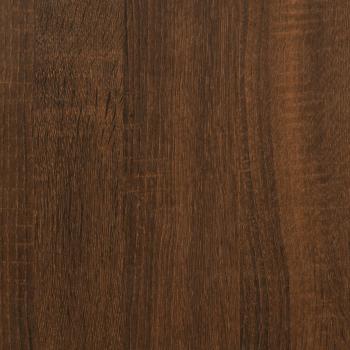 TV-Schrank Braun Eichen-Optik 100x35x65 cm Holzwerkstoff