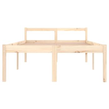 Seniorenbett 120x190 cm Massivholz Kiefer
