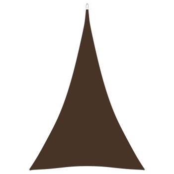 Sonnensegel Oxford-Gewebe Dreieckig 5x7x7 m Braun