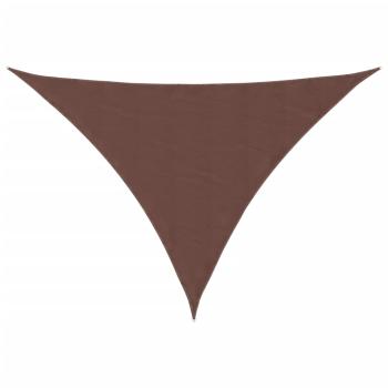 Sonnensegel Oxford-Gewebe Dreieckig 5x7x7 m Braun