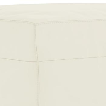 3-tlg. Sofagarnitur Creme Samt