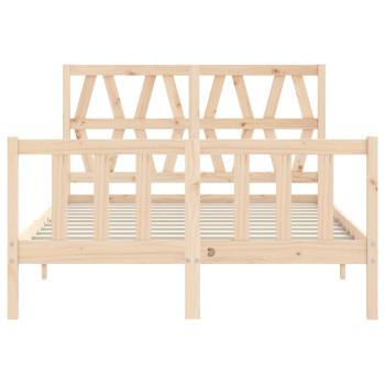 Massivholzbett ohne Matratze 140x200 cm Kiefernholz