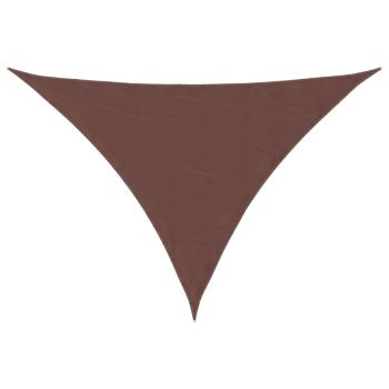 Sonnensegel Oxford-Gewebe Dreieckig 4x5x6,4 m Braun