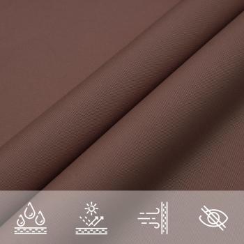 Sonnensegel Oxford-Gewebe Dreieckig 4x5x6,4 m Braun