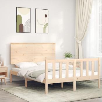 ARDEBO.de - Massivholzbett ohne Matratze 140x200 cm Kiefernholz