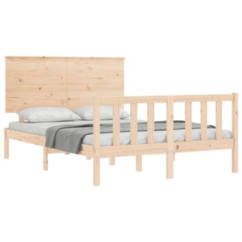 Massivholzbett ohne Matratze 140x200 cm Kiefernholz