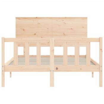 Massivholzbett ohne Matratze 140x200 cm Kiefernholz
