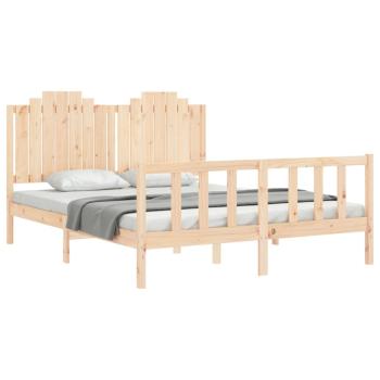 Massivholzbett ohne Matratze 160x200 cm Kiefernholz