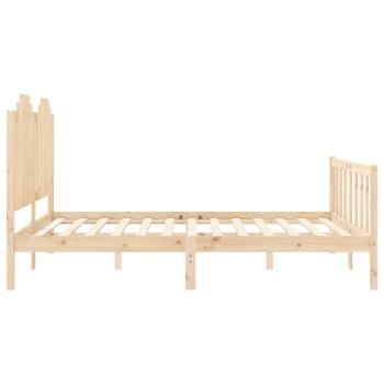 Massivholzbett ohne Matratze 160x200 cm Kiefernholz