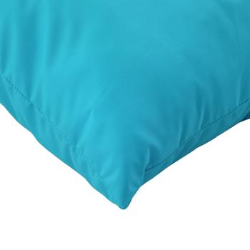 Zierkissen 4 Stk. Türkis 60x60 cm Stoff